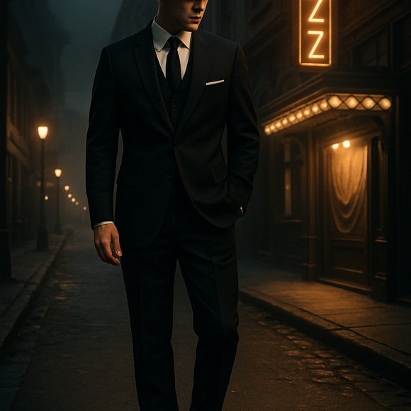 Zota Classic Two-Tone Wingtip Oxfords Black & White Leather Shoes Size 9.5 - Picture 3 of 12